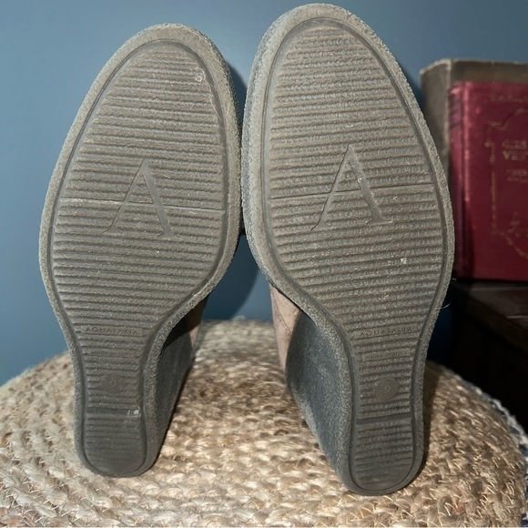 Aquatalia Vianna Suede Wedge Booties - Picture 7 of 8